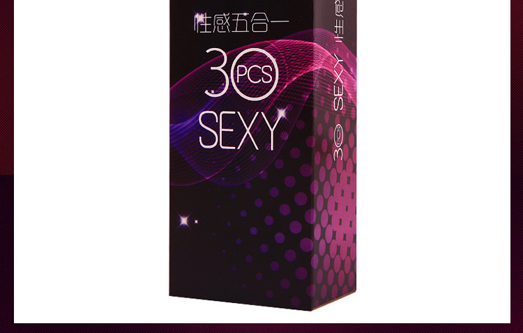 性感五合一30只装安全套避孕套使用说明详情图11