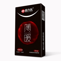 【隐肤体感】薄暖.超薄润滑10只装 倍力乐（新品）计生用品